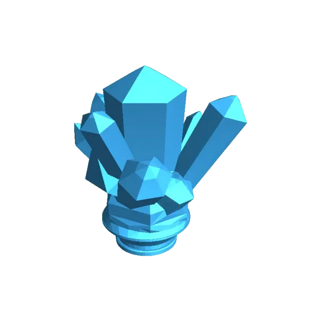 Crystal light shade