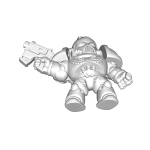Miniature Chubby Space Marine