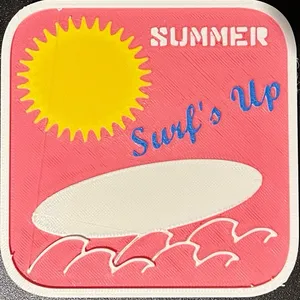 Surf's Up Summer Coaster Set