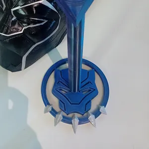 Support /Stand Mask Black Panther (Décoration/Cosplay)