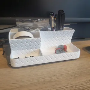 Woven Desk Organizer – Support-Free 3D Printable Storage