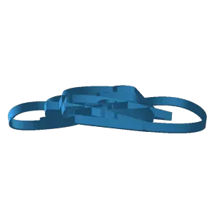 Cowboy Hat - Keychain (Double Sided)