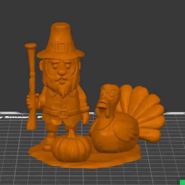 Pilgrim and Turkey Thanksgiving — Image 4 of 6