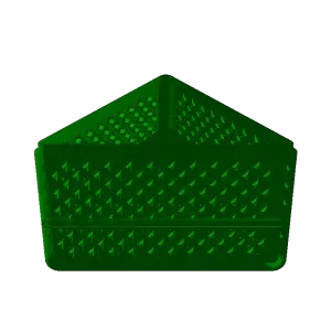 Breathable Triangle Storage Container Mesh BOX V3D ID-90