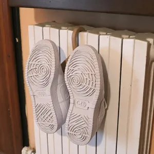 Shoe dryer on battery