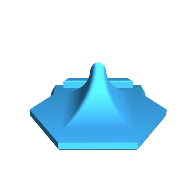 Wall mounted modular hexagon shelf — Image 5 of 6