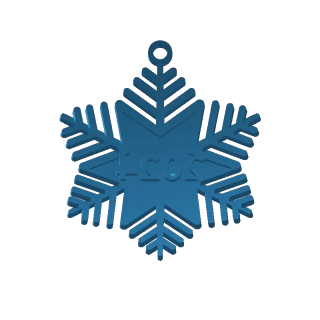 Christmas Snowflake 2024 Decoration — Фото 6 из 6