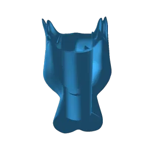 Face In Hands - Vase