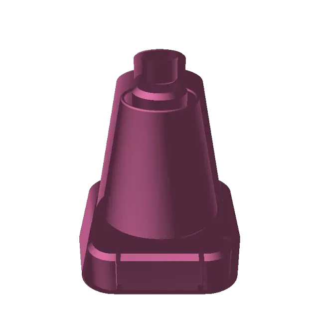 Traffic cone (Lego Duplo compatible) - no supports — Фото 4 из 5