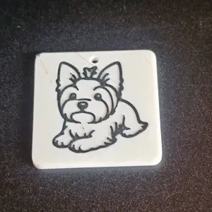 Yorkshire Terrier Keychain - 2 Colors (No CFS/AMS)