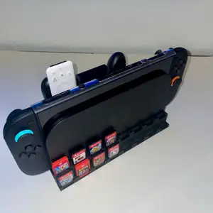 Switch 2 Dock Add-On with game and controller holder