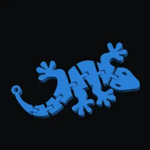 flexi Lizard keychain