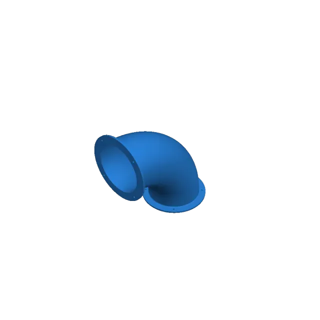 3.625 ID 90° Elbow With Flanges — Image 2 of 2