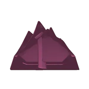 Mountain Napkin Holder | Modern Minimalist 3D Printable STL