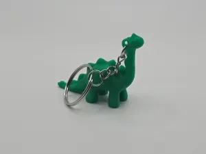 Cute Stylized Dinosaur Toy Keychain (Remix)