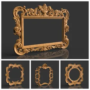 4 models square frames