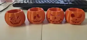 Halloween Pumpkin Tealight Holder