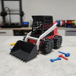 Skid-steer loader (Easy print - NO SUPPORTS)