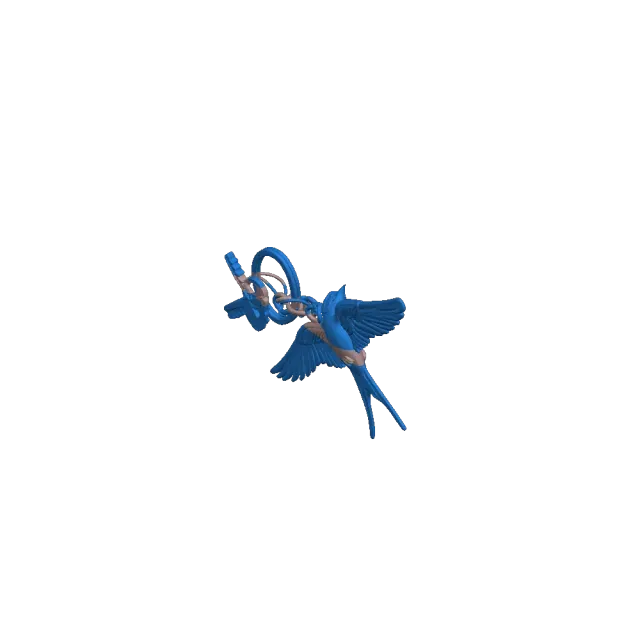 swallow keychain — Image 3 of 3