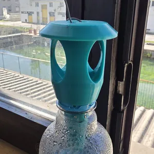 Wasp trap for bottles