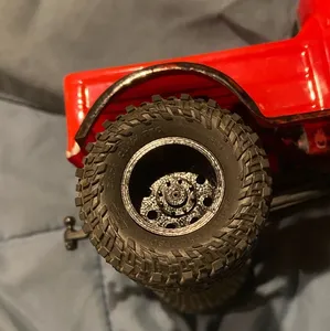 SCX24 or TRX4M 1.0in Front and Rear Dually Wheel Set