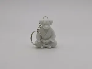 Dog Meditation Keychain (Remix)
