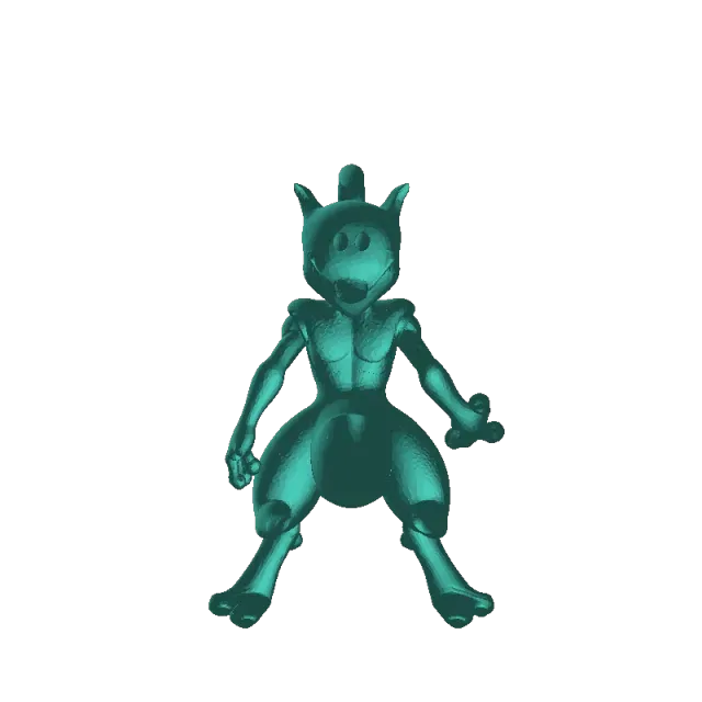 Realistic Mewtwo Figure — Фото 2 из 2