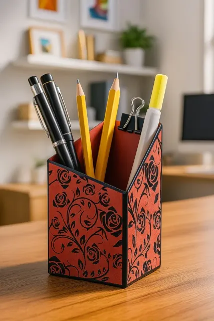 Rose Bloom Pen holder organizer - Elegant and support free — Фото 2 из 8