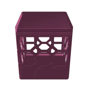 Geometric Lattice Pen Holder / Desk Organizer BOX V3D ID-13