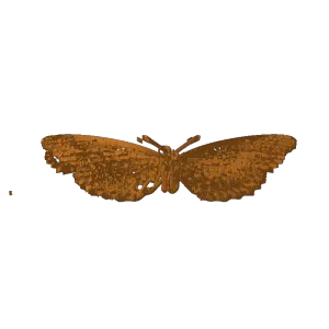 MALAY LACEWING BUTTERFLY SUNCATCHER - STAINED-GLASS