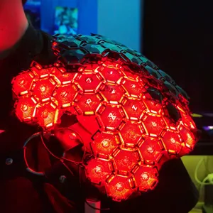Hexmail Pauldron - 3Layer - LED Slots