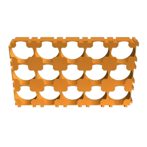 18650 5x3 battery cell holder modular