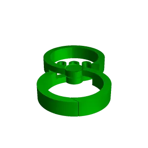 Plant clip with spring