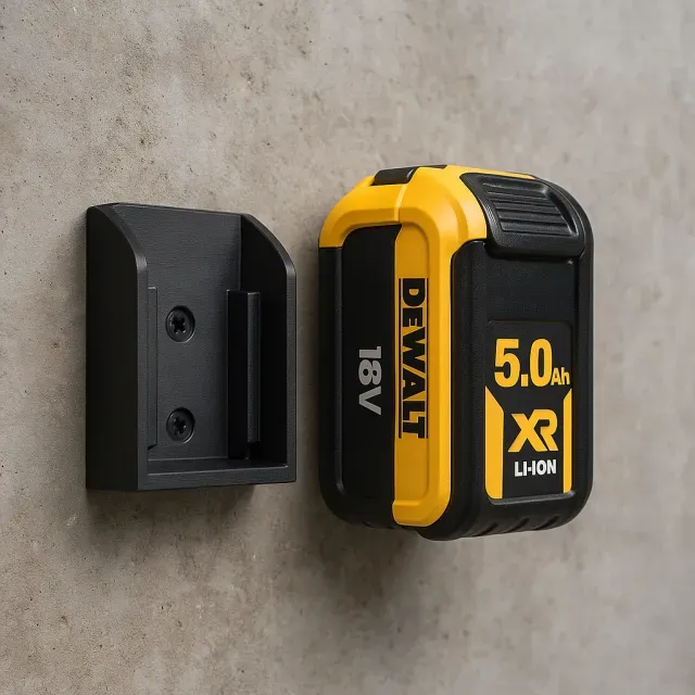 DeWalt Battery Holder Compact Wall Mount DeWalt 20V/18V XR — Image 4 of 9