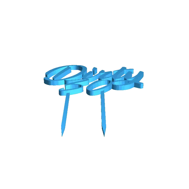 Cake Topper - Dirty 30