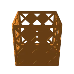 Lattice Desk Organizer opn Box V3D ID-54