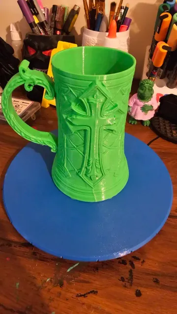 Gothic Cross Beer Mug — Image 5 of 9