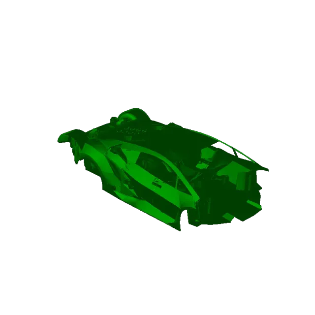 Lamborghini car 3D model — Фото 5 из 5