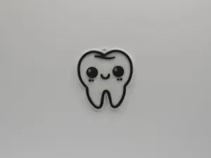 Cute Tooth Keychain #1