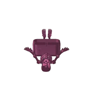 Aquarium Dancing skeleton