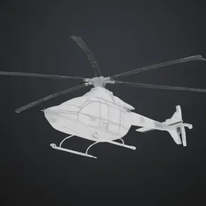 Spare Piece Helicopter Model