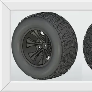 Wheel tire and disc