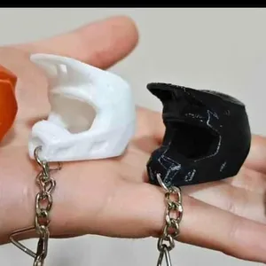 Motorcycle Helmet Keychain