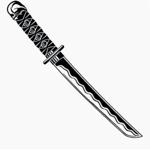 танто/tanto knife