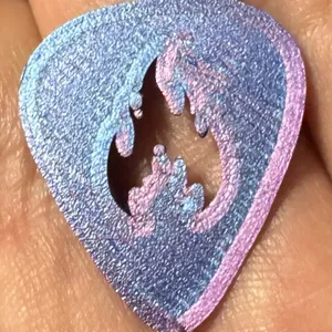 Guitar pick Flame (quick calibration test)
