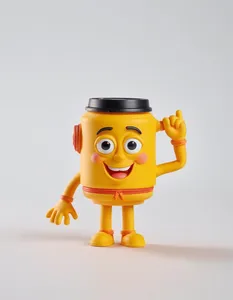 The Happy Yellow Can: Energy Drink Buddy