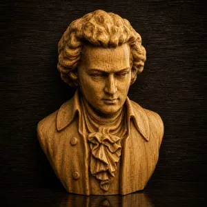 Wolfgang Amadeus Mozart bust