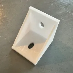 40x40 extrusion bracket M6 holes