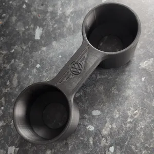VW T5 camper van double cup holder replacement  (with logo)