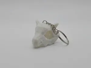 Cubone Pokemon Skull Lowpoly Keychain (Remix)